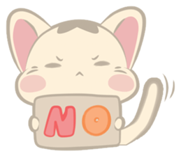 lazy meowww sticker #10922879