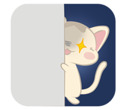 lazy meowww sticker #10922880
