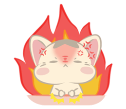 lazy meowww sticker #10922886