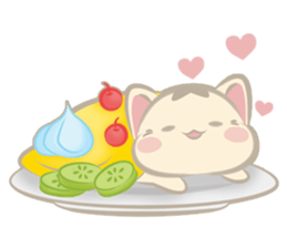 lazy meowww sticker #10922894