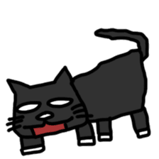 Voice of the black cat sticker #10923112