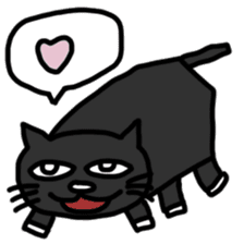 Voice of the black cat sticker #10923113