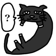 Voice of the black cat sticker #10923118