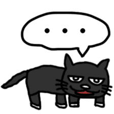 Voice of the black cat sticker #10923127