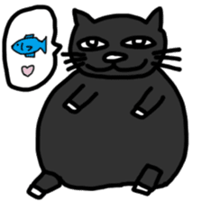 Voice of the black cat sticker #10923128