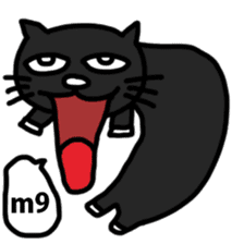 Voice of the black cat sticker #10923133