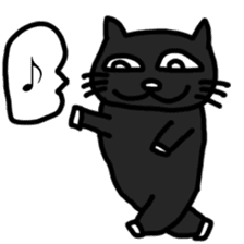 Voice of the black cat sticker #10923134