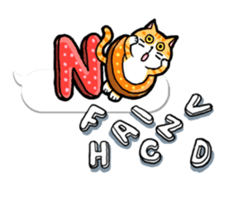 Bobble cat2 : toy story talk sticker #10923153
