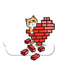 Bobble cat2 : toy story talk sticker #10923160