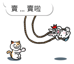 Bobble cat2 : toy story talk sticker #10923163