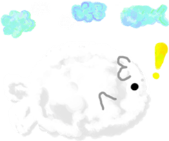 FLUFFY WORLD *FLUFFY SEAL* sticker #10923480