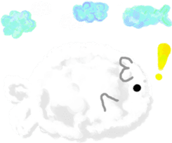 FLUFFY WORLD *FLUFFY SEAL* sticker #10923480