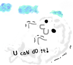 FLUFFY WORLD *FLUFFY SEAL* sticker #10923481