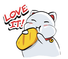 Maneki Neko Love Money sticker #10923790
