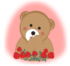 Happy Brown Bear sticker #10924144