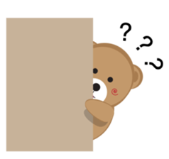 Happy Brown Bear sticker #10924146