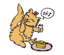 Very Very cute Cats!  "Kurumi"&"Marble" sticker #10924421