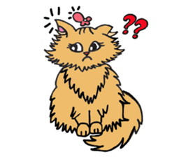 Very Very cute Cats!  "Kurumi"&"Marble" sticker #10924428