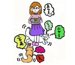 Very Very cute Cats!  "Kurumi"&"Marble" sticker #10924439