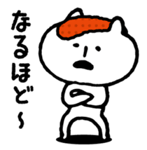 Hakata seasoned cod roe cat 2 sticker #10924541