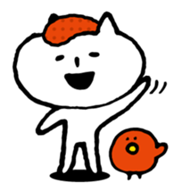 Hakata seasoned cod roe cat 2 sticker #10924554