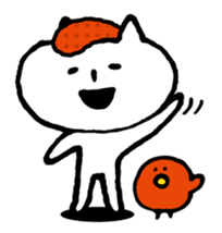 Hakata seasoned cod roe cat 2 sticker #10924554