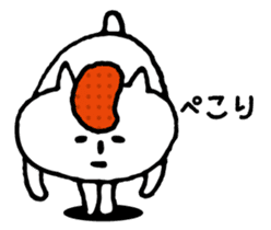 Hakata seasoned cod roe cat 2 sticker #10924558