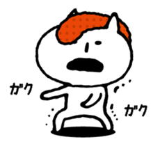 Hakata seasoned cod roe cat 2 sticker #10924559