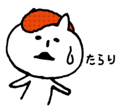 Hakata seasoned cod roe cat 2 sticker #10924566