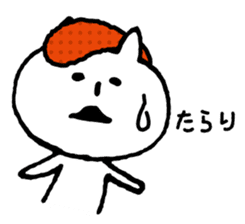 Hakata seasoned cod roe cat 2 sticker #10924566