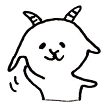 White goat YAGIKICHI sticker #10925471