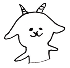 White goat YAGIKICHI sticker #10925480