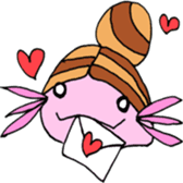 Animals covered with a wig sticker #10925630