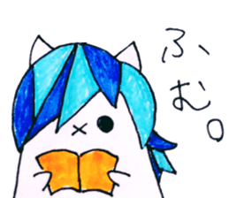 Animals covered with a wig sticker #10925642