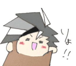 Animals covered with a wig sticker #10925644