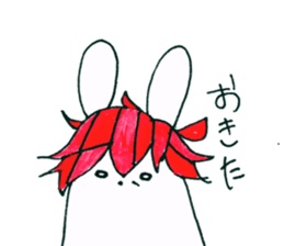 Animals covered with a wig sticker #10925649