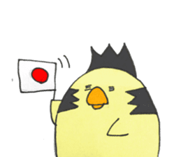 Animals covered with a wig sticker #10925653