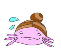 Animals covered with a wig sticker #10925654