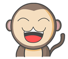Monmo Monkey sticker #10925656
