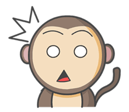 Monmo Monkey sticker #10925658