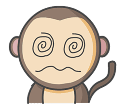 Monmo Monkey sticker #10925661