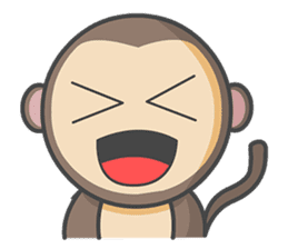 Monmo Monkey sticker #10925663