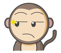 Monmo Monkey sticker #10925664