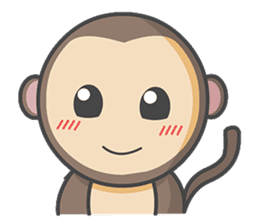 Monmo Monkey sticker #10925665