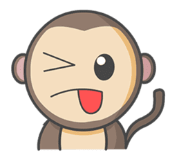 Monmo Monkey sticker #10925666
