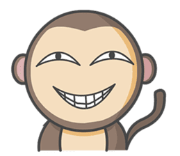 Monmo Monkey sticker #10925667