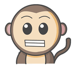 Monmo Monkey sticker #10925669