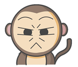 Monmo Monkey sticker #10925671