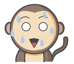 Monmo Monkey sticker #10925672