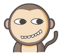 Monmo Monkey sticker #10925675